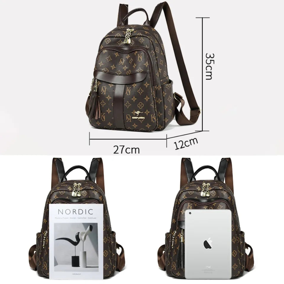 Ladies Designer Backpack – Premium PU Leather