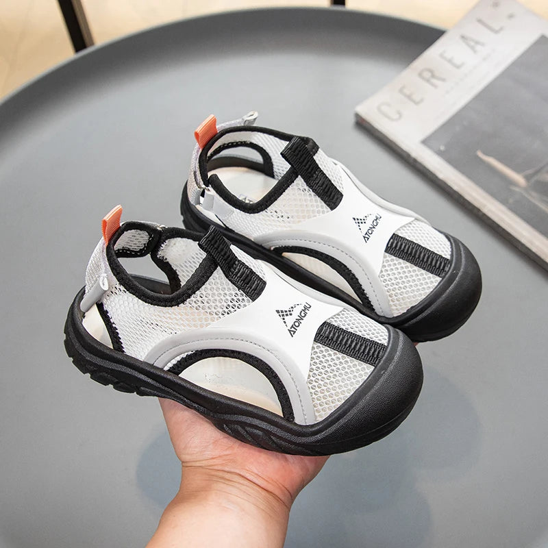 New Summer Kids Athletic Sandals for Boys Girls Anti-slippery Lightweight Toddler Beach Shoes with Colorful Options Versatile