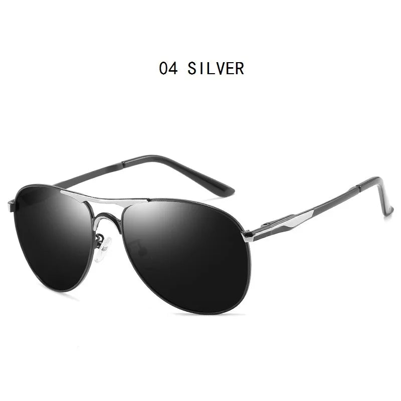 Classic Men And Women Polarized Sunglasses Fashion Metal Pilot Driving Fishing Sun Glasses Man Vintage Sunglass Eyeglasses