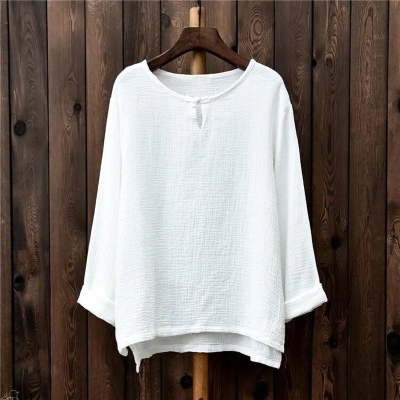 Women's Plus Size Button Top