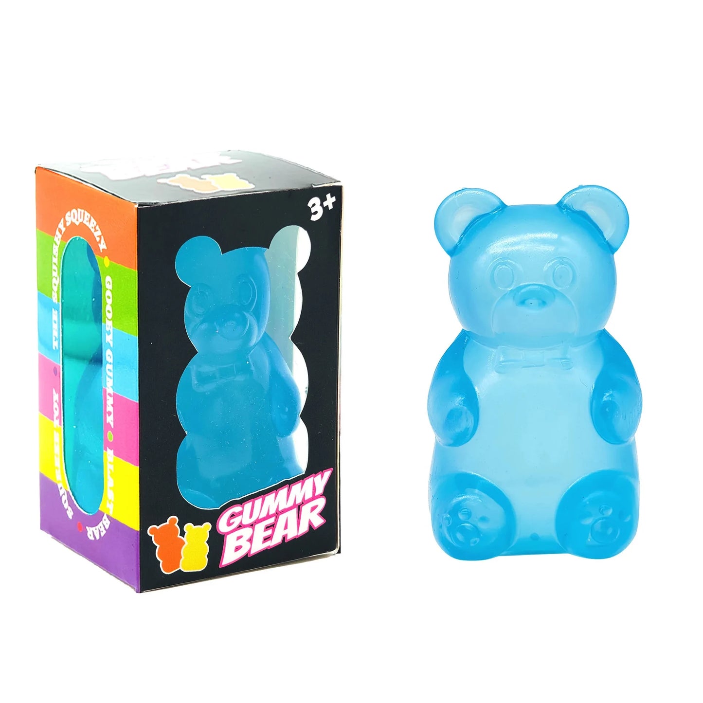 NeeDoh Squishy Toys Set – Pizza, Ice Cream, Gummy Bear, Jelly Squish & Cake Soft Sensory Stress Relief Fidget Toy