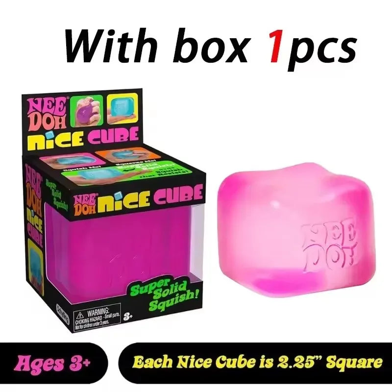 //In Stock// Squishy Schylling Needoh Nice Cube Sensory Stress Reliever Fidget Tool Anti-Anxiety Relief Squeeze Kids Toy 말랑이