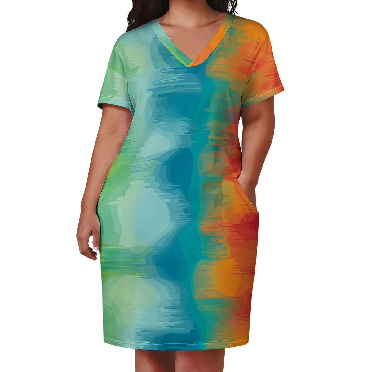Plus Size Women's Casual Dress