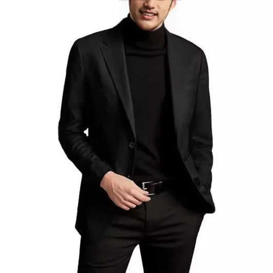 European Version New Casual Men's Clothing Suit Cardigan Blazers Japanese Korean Formal Wear Suits