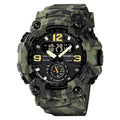 SKMEI 1637 Military Watch for Men LED Display Waterproof Quartz Wristwatch Mens Sport Digital Shockproof Clock Montre Homme 1965