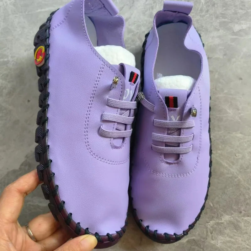 Women Sneakers 2026 New Designer Shoes Loafers Soft-soled Roman Breathable Outdoor Women Retro Big Size Single Shoes for Women