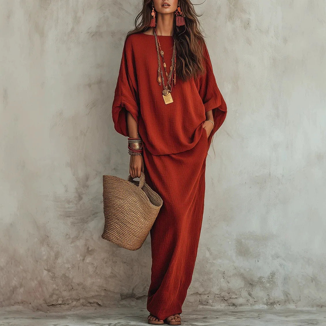 Women's Bohemian Two-Piece Set. Pure comfort and Style