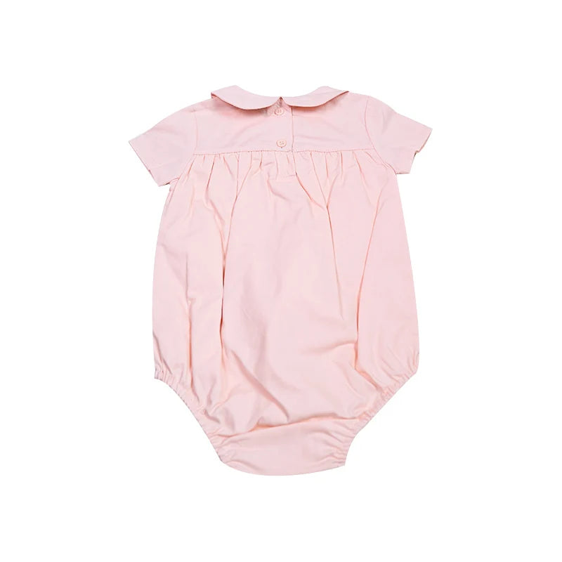Summer Children's Family Clothes Set Pink And Blue Woven Fabric Boy's Vest And Girls' Dress Baby Romper Outfit with Lining Layer