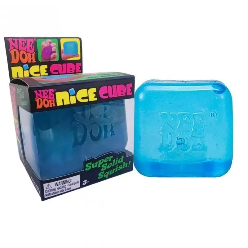 NeeDoh Squishy Toys Set – Pizza, Ice Cream, Gummy Bear, Jelly Squish & Cake Soft Sensory Stress Relief Fidget Toy