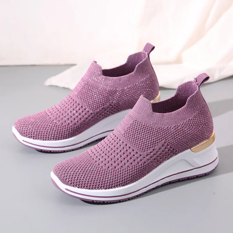 summer new women's shoes increase platform shoes Breathable comfortable casual shoes women's shoes