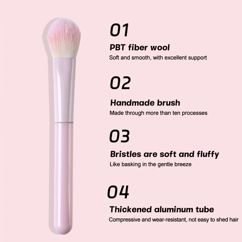 1/8 PCS Makeup Brushes Set Eye Shadow Foundation Women Cosmetic Brush Eyeshadow Blush Beauty Soft Hair Make Up Tools With Bag