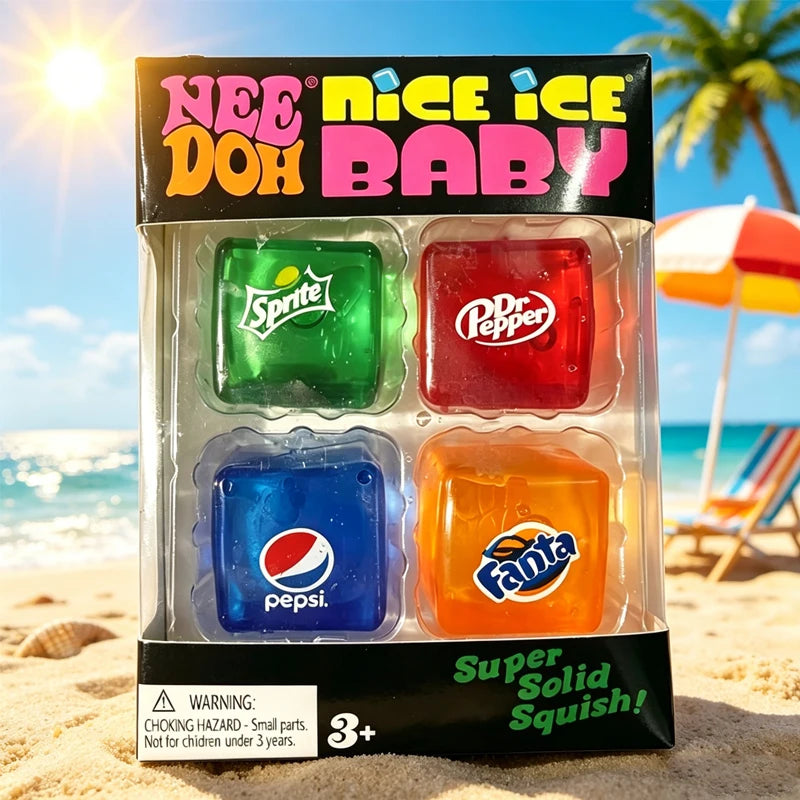 Squishy ;Schylling NeeDoh Nice Cube /;Sensory Squeeze Toy Super Squish Stress Relief Anxiety Sensory Tool Stress Reliever Toys