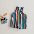 Children's Summer Clothes Girl's Striped Overalls New Summer Girls' Fashionable Casual Pants Baby Raindrop Trousers