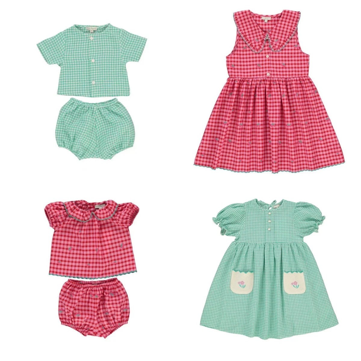 Kids Clothes Girls 2025 New Summer Boys T-shirts and Shorts Cute Blouse Flower Girl Dresses Princess Baby Outfit Set