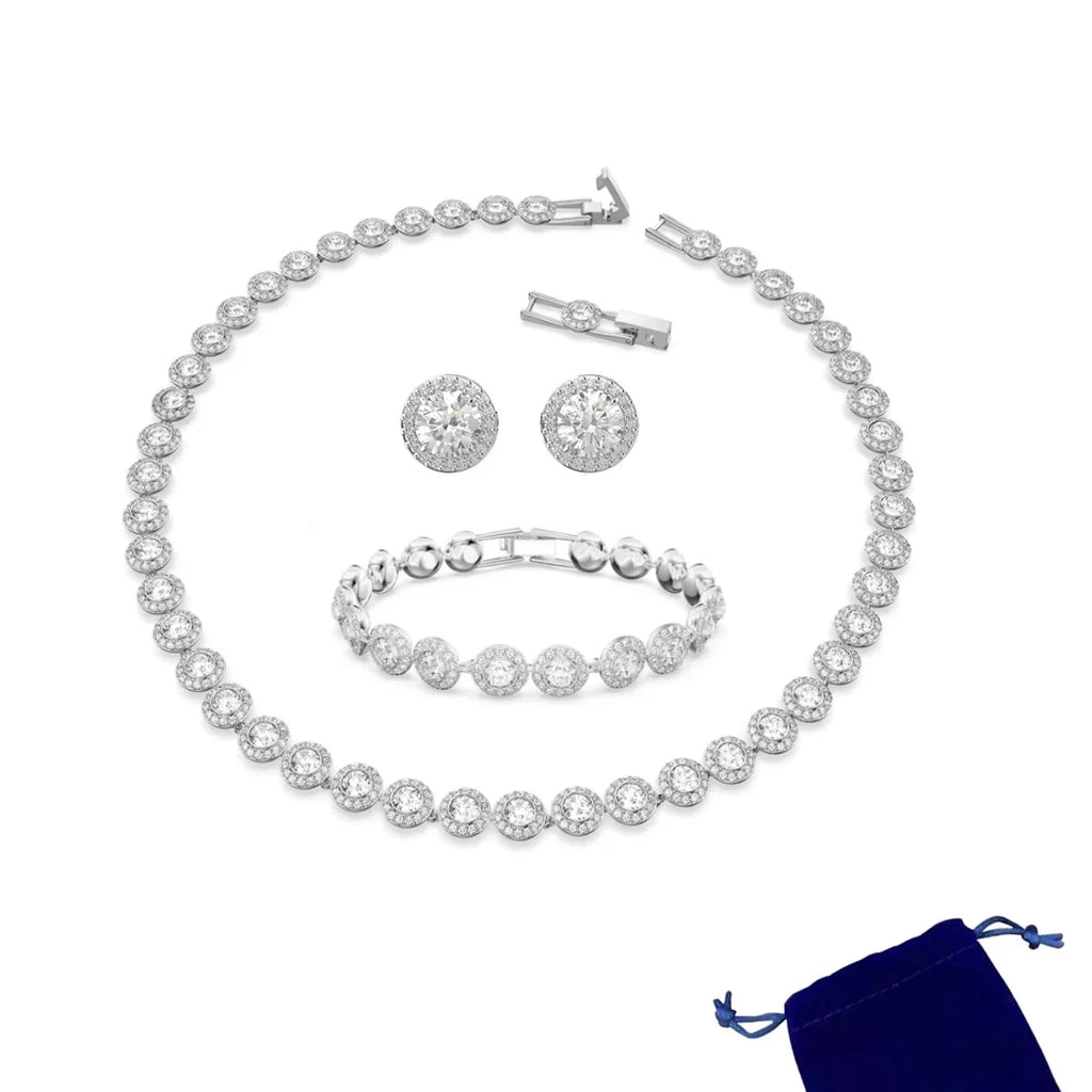 2025 EU high quality jewelry set exquisite luxury wedding jewelry simple and elegant jewelry set