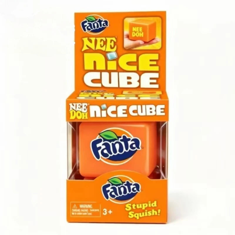 Squishy Needoh Nice Cube Pressure Relief Fidget Toy Soft Pinch Sensory Fingertip Toy Creative Relaxing Gift