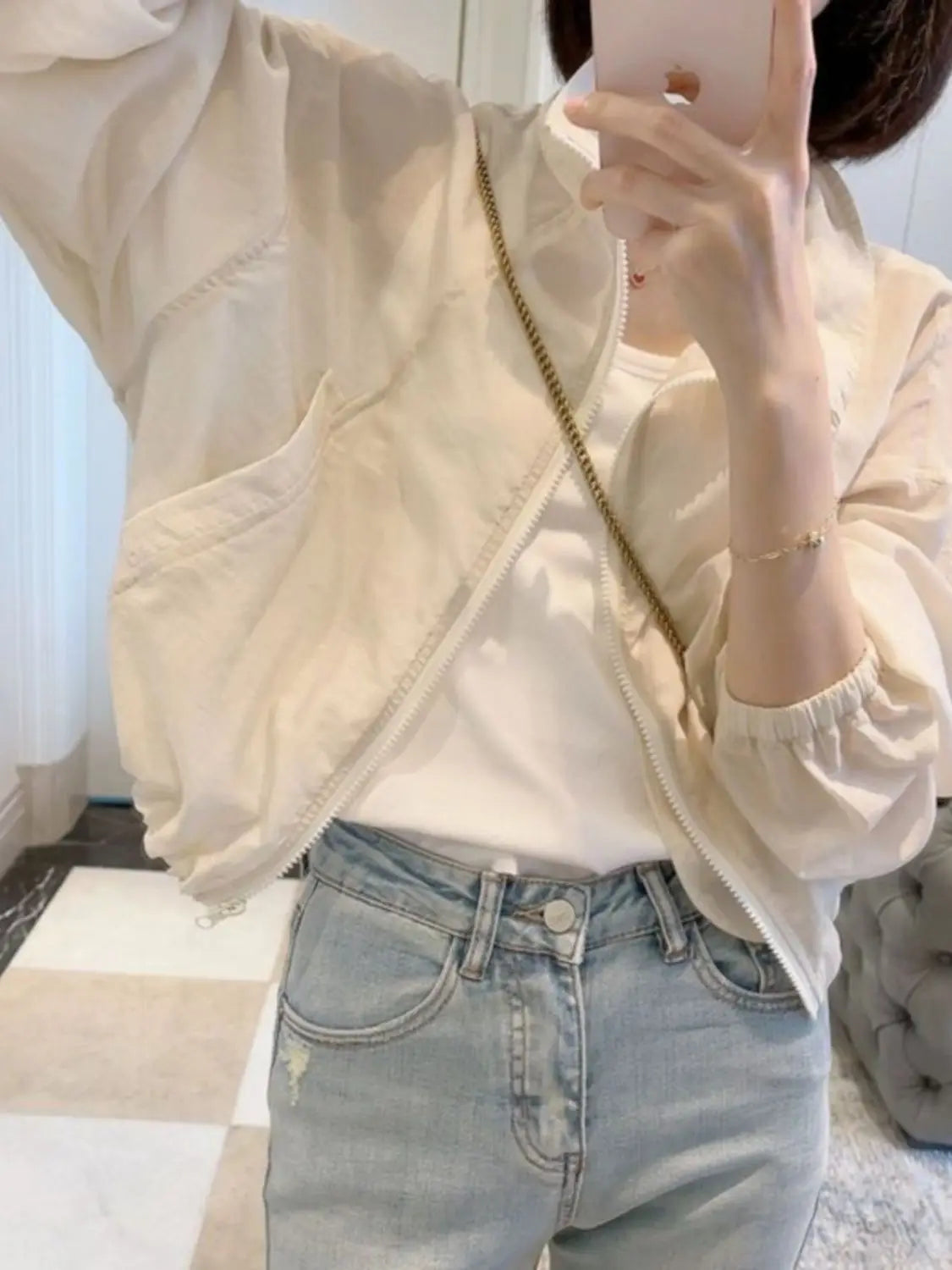 Sunscreen Clothes for Women Summer New Lazy Style French Casual and Fashionable Light and Breathable Sunscreen Clothes for Women