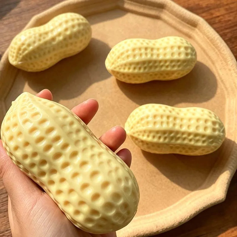 Peanut Squishy Toy Slow Rising Stress Relief Toy Simulation Fidget Toy For Adults Anxiety Relief Decompression Sensory Toys