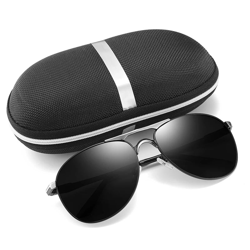 Classic Men And Women Polarized Sunglasses Fashion Metal Pilot Driving Fishing Sun Glasses Man Vintage Sunglass Eyeglasses