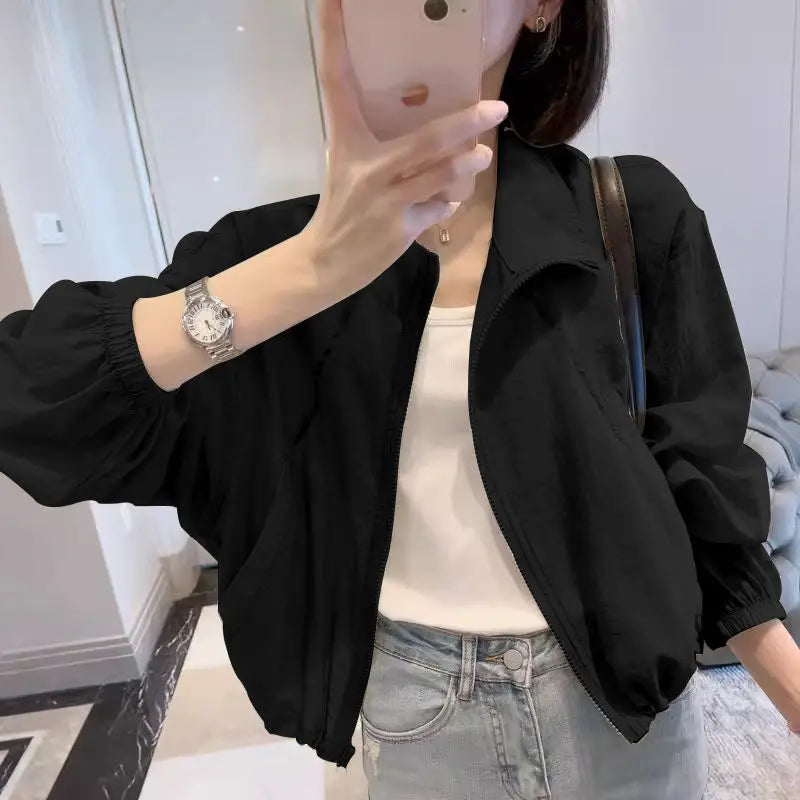 Sunscreen Clothes for Women Summer New Lazy Style French Casual and Fashionable Light and Breathable Sunscreen Clothes for Women