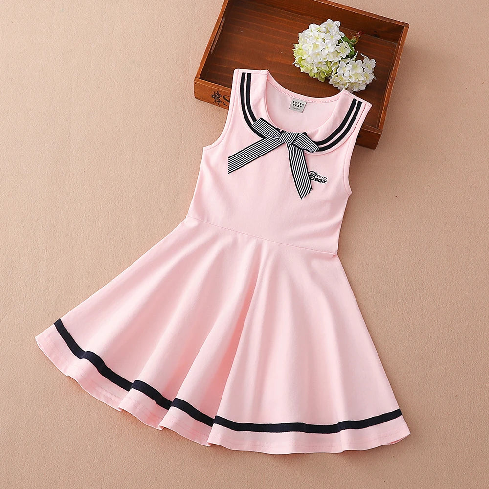 Kids Dresses for Girls Clothes Cotton Summer Dresses for 5 6 7 8 9 10 11 12 Years Casual Sleeveless Children's Clothing