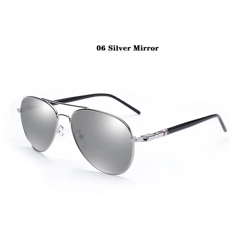 Classic Men And Women Polarized Sunglasses Fashion Metal Pilot Driving Fishing Sun Glasses Man Vintage Sunglass Eyeglasses