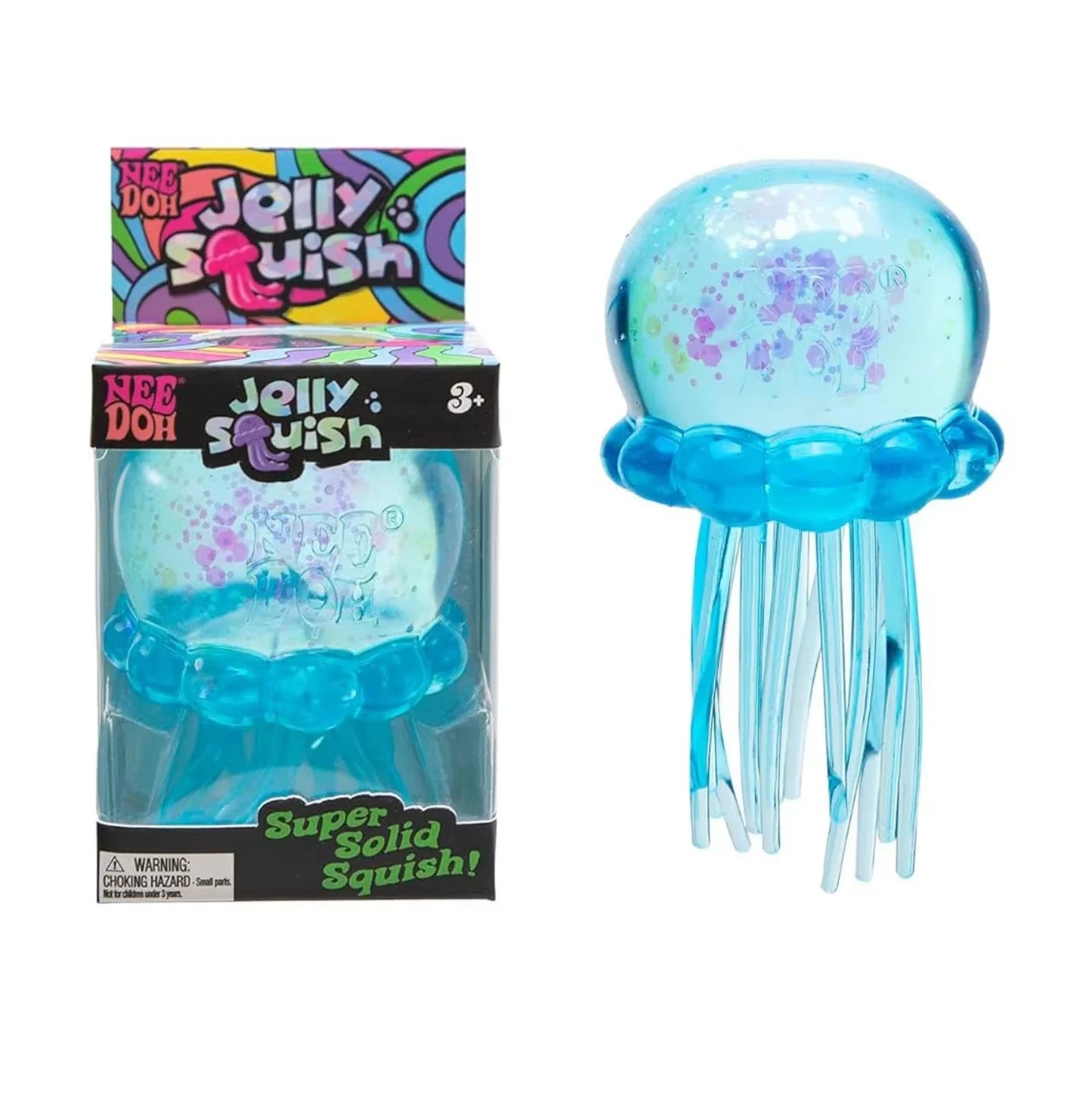 NeeDoh Squishy Toys Set – Pizza, Ice Cream, Gummy Bear, Jelly Squish & Cake Soft Sensory Stress Relief Fidget Toy