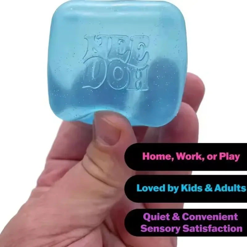 //In Stock// Squishy Schylling Needoh Nice Cube Sensory Stress Reliever Fidget Tool Anti-Anxiety Relief Squeeze Kids Toy 말랑이