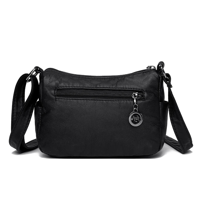 Premium Soft Leather Shoulder Bag-Vintage Crossbody