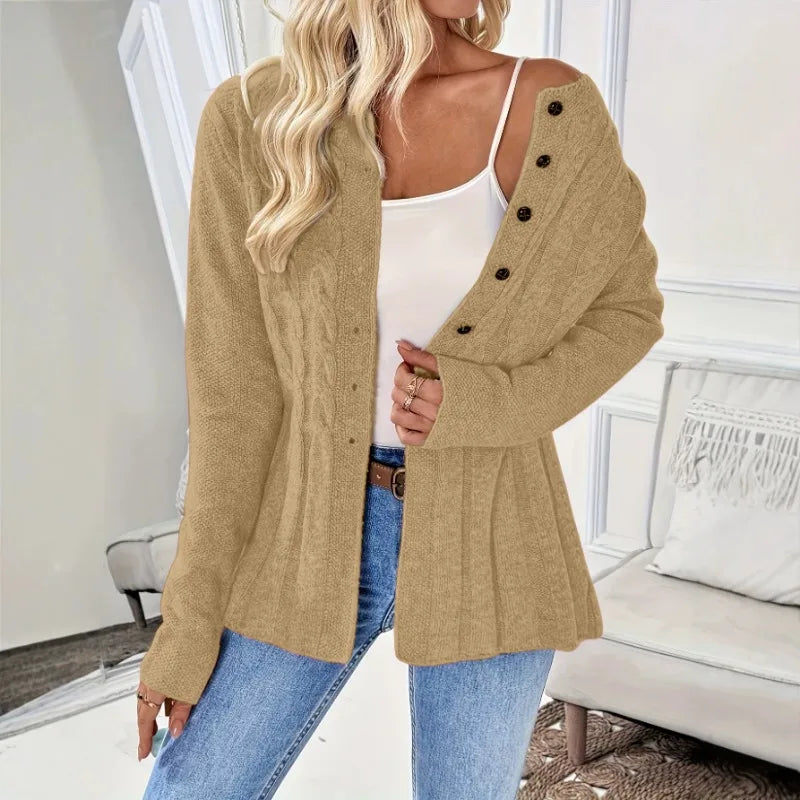 Women's Cable Knit Cardigan