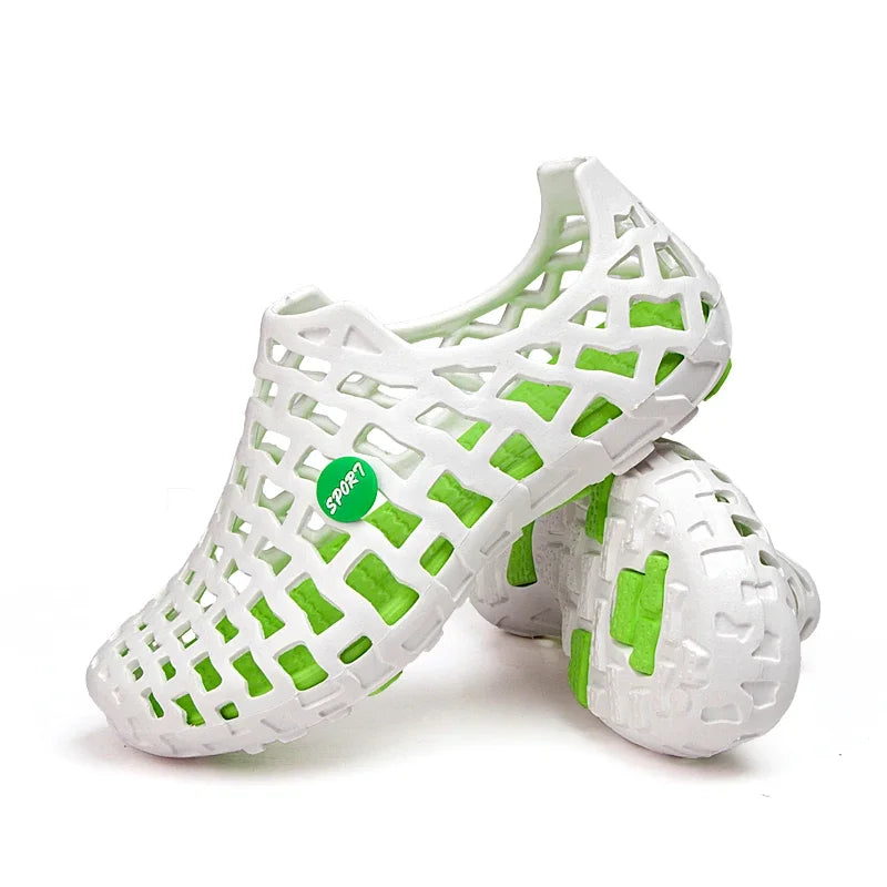 Summer Men Water Shoes Breathable Beach Sandals Upstream Water Shoes Women's Quick-drying Hollow Slippers Aqua Shoes