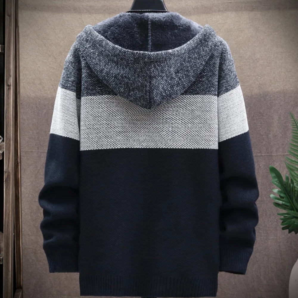 Mens Hooded Zipper Jacket