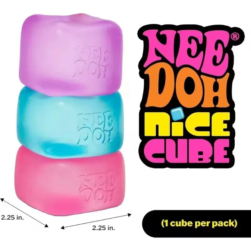//In Stock// Squishy Schylling Needoh Nice Cube Sensory Stress Reliever Fidget Tool Anti-Anxiety Relief Squeeze Kids Toy 말랑이