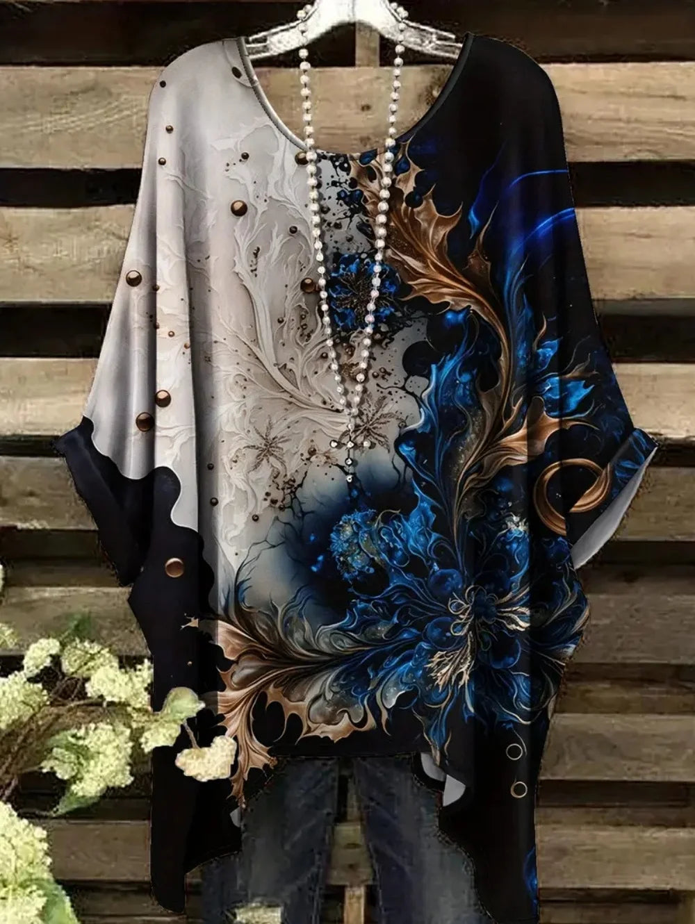 Women's Relaxed Bohemian Blouse