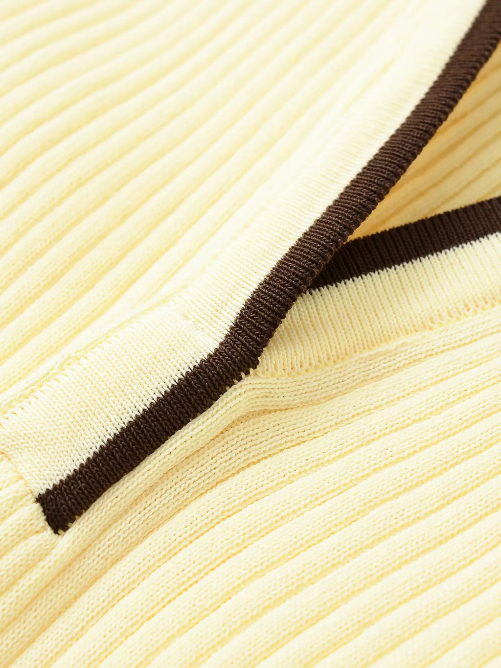 Women's clothing 2025 spring and summer European and American contrasting striped lapel vest women's T-shirt tops for women