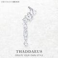 Glamorous Single Ear Stud Climber Water Drop Europe Style Fine Jewerly For Women Romantic Gift In 925 Sterling Silver