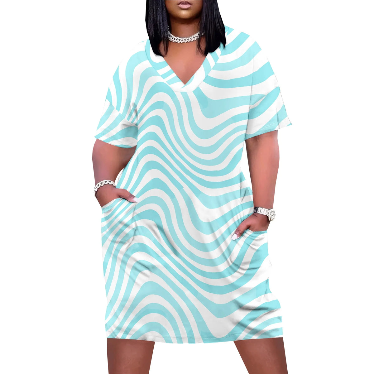 Plus Size Women's Casual Dress