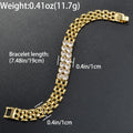 Charmoment Jewerly Double Layer Eyes Bangle for Women Elegance Crystal Circle Organ Bracelet Wedding Party Friend