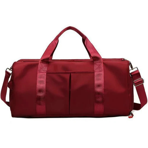Personalized Duffel Bag Embroidered Sports Gym Bag Travel with Wet Dry Pockets & Shoe Compartment Gift For Groomsman,Bridesmaid