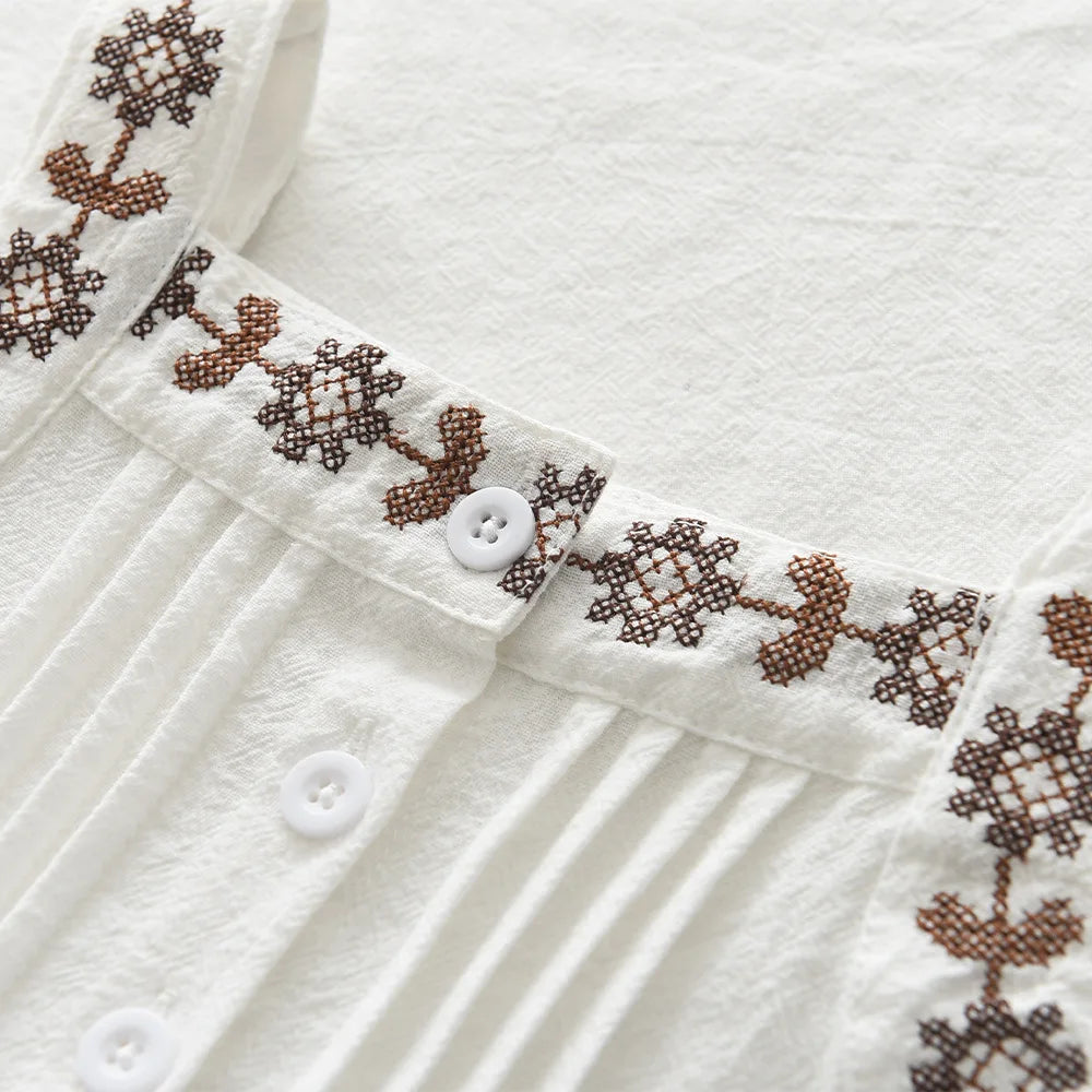 Baby Summer Clothes Children's Clothing Girl Fashion Sleeveless Embroidery Flower Tank Top+Straight Pants Toddler Casual Clothes