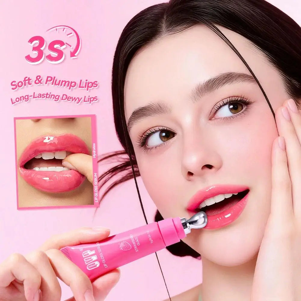 Fruit-flavored Enhancing Complexion Lip Serum, Hydrates and Moisturizes, Lip Glaze Cosmetics Make Up Convenient for Daily Use