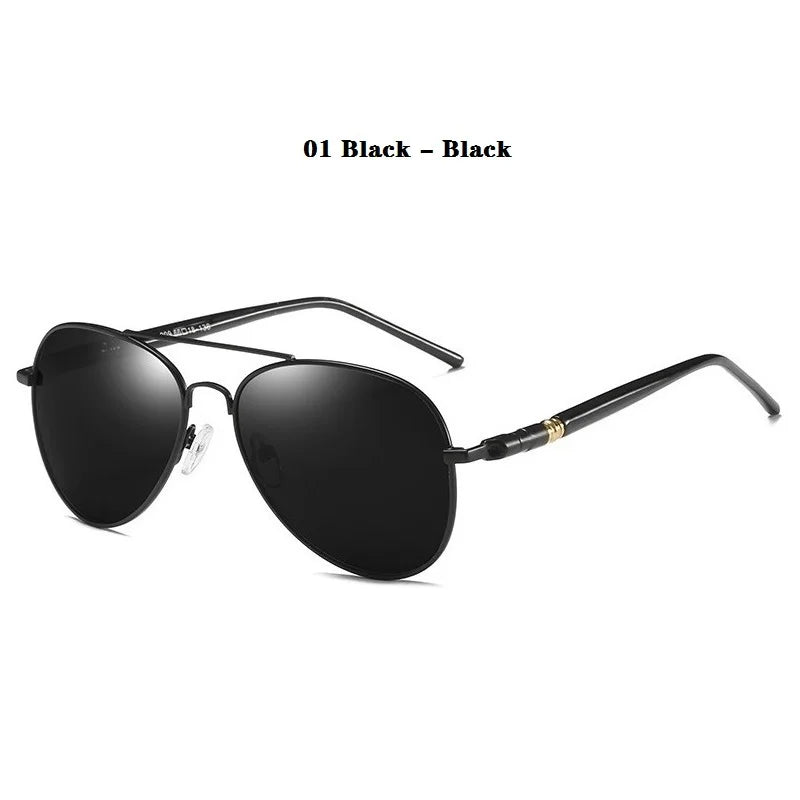 Classic Men And Women Polarized Sunglasses Fashion Metal Pilot Driving Fishing Sun Glasses Man Vintage Sunglass Eyeglasses
