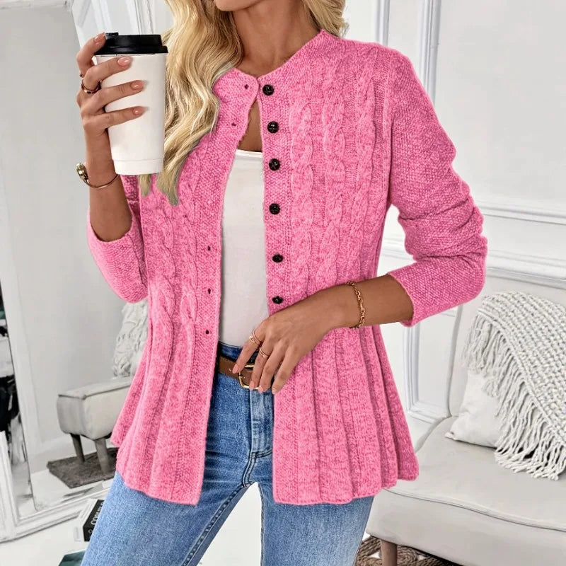 Women's Cable Knit Cardigan