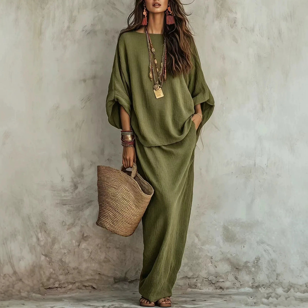 Women's Bohemian Two-Piece Set. Pure comfort and Style