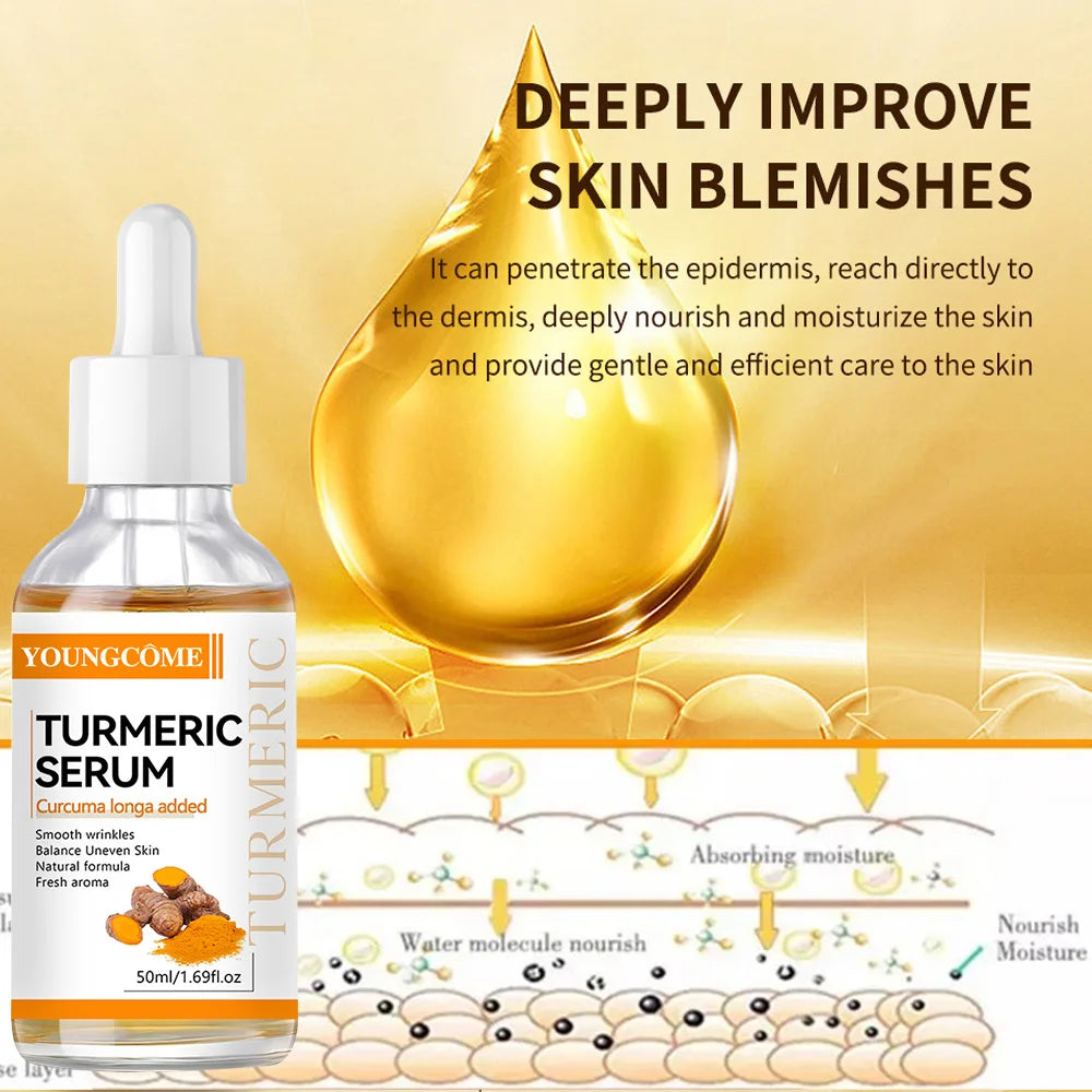 Turmeric facial essence can penetrate the epidermis , deeply nourishing providing gentle and efficient care for the skin