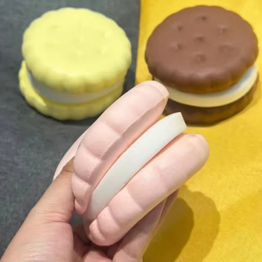 Squishy Simulated Cake Squeeze Toy Stress Relief Slow Rising Sensory Fidget Toys for Anxiety ADHD Autism Kids Adults
