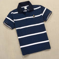 Summer Teenager POLO Shirts 3-14Yrs Children T-shirt For Girls Short-Sleeve Baby Tops Boys Tee Shirts Solid Color Kids Outerwear