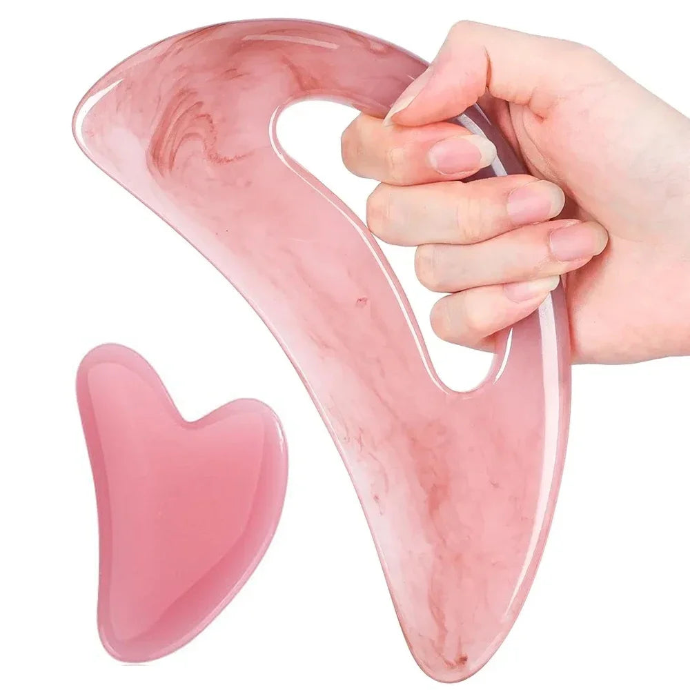 Body Guasha Massage Tool Set Large Gua Sha Board Muscle Scraping Massage Tools Facial Anti Cellulite Spa Acupuncture Tools