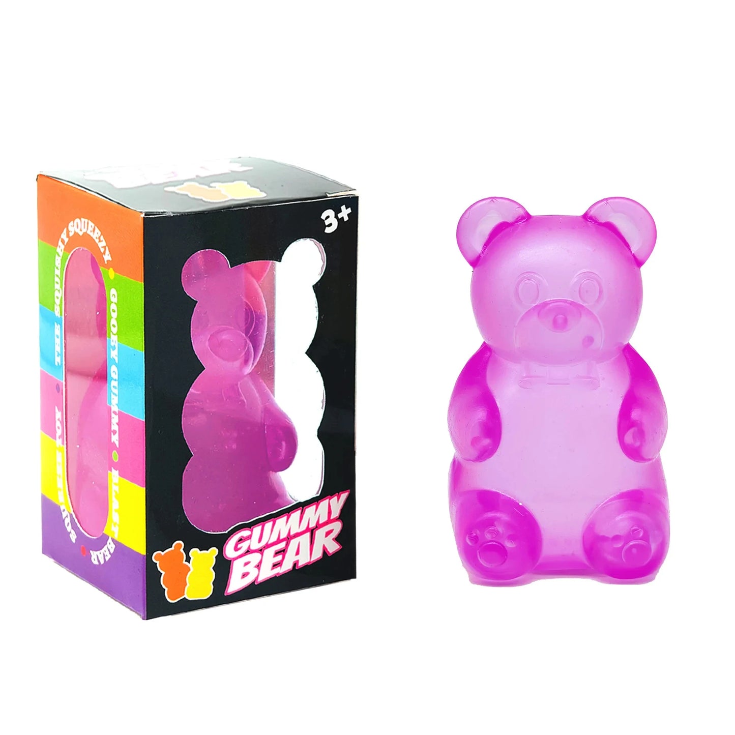 NeeDoh Squishy Toys Set – Pizza, Ice Cream, Gummy Bear, Jelly Squish & Cake Soft Sensory Stress Relief Fidget Toy