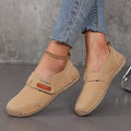 Women Sandals Summer 2025 Comfortable Flat Shoes Casual Suede Slip in Loafers Casual Sneaker Fashion Cowboy Set Vulcanize Shoes